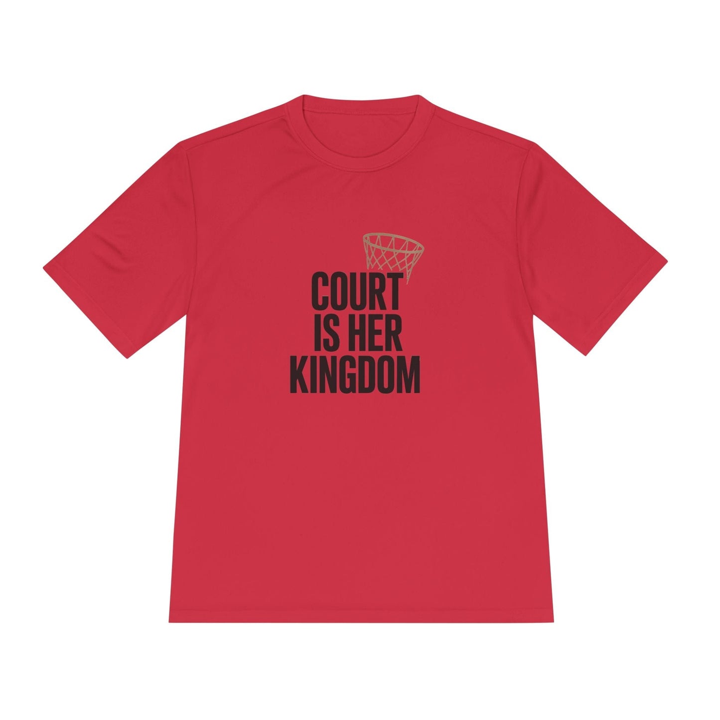 Court Is Her Kingdom Unisex Moisture Wicking Tee