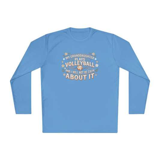 Granddaughter Plays Volleyball Lightweight Long Sleeve Tee