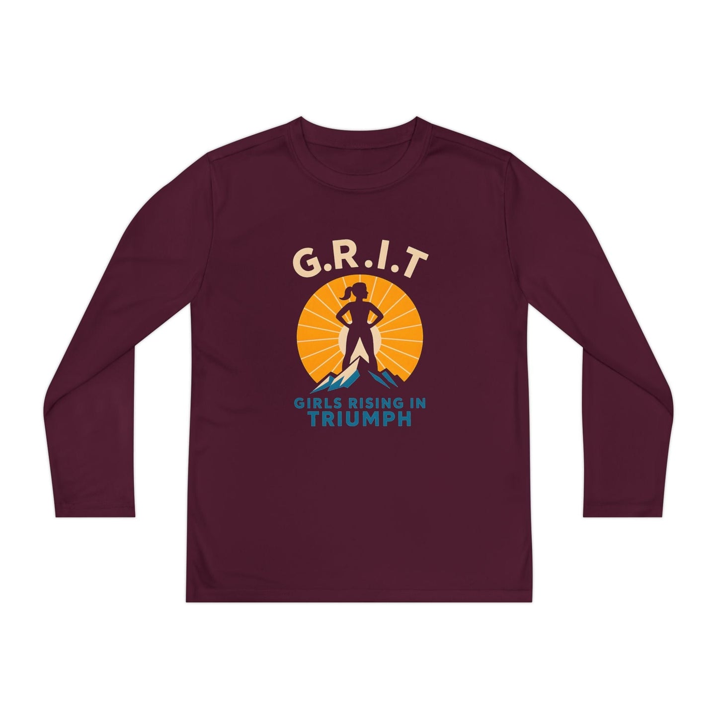 Girls Rising In Triumph Youth Long Sleeve Competitor Tee