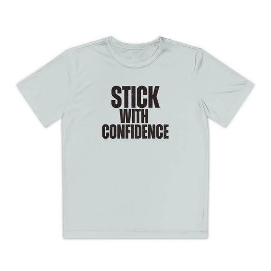 Stick With Confidence Youth Moisture Wicking Tee