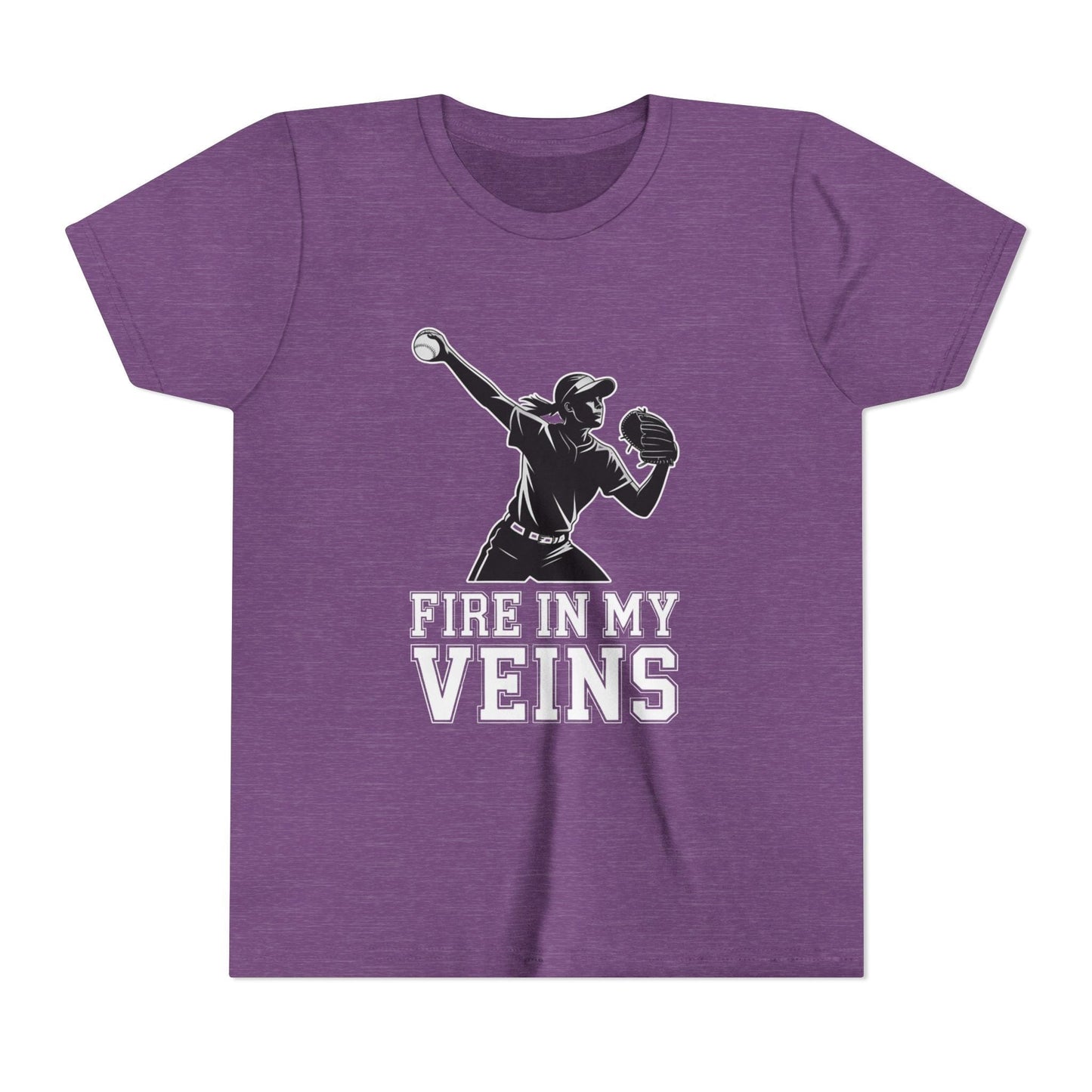 Fire In My Veins Youth Short Sleeve Tee