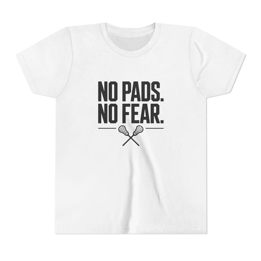 No Pads, No Fear Youth Short Sleeve Tee