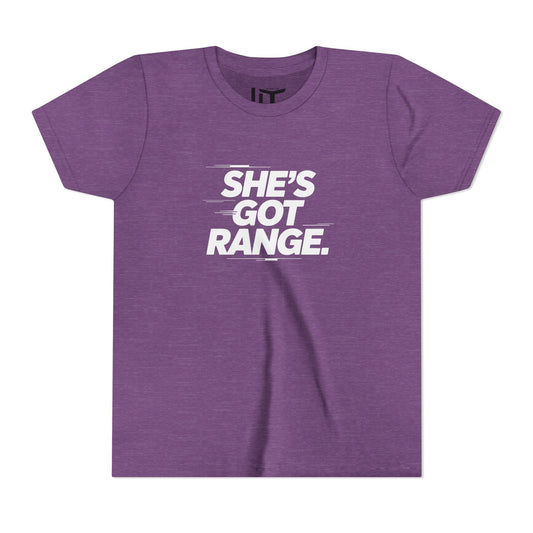 She's Got Range Youth Short Sleeve Tee