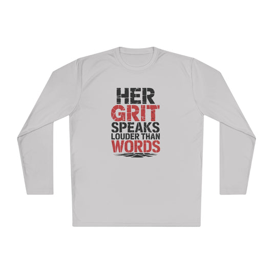 Grit Over Words Unisex Lightweight Long Sleeve Tee