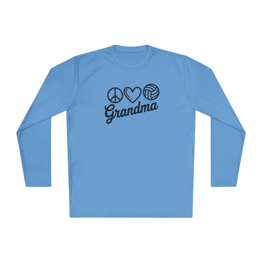 Peace Love Volleyball Grandma Lightweight Long Sleeve Tee