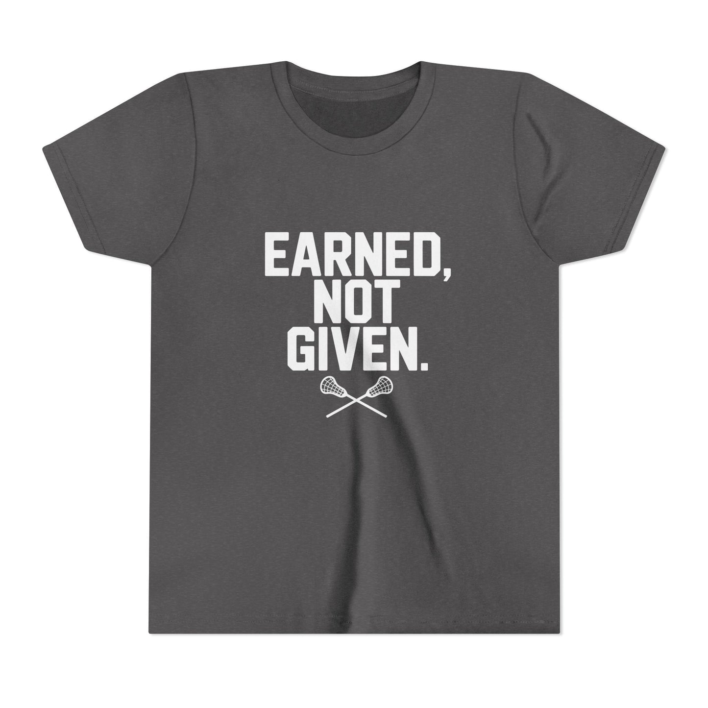 Earned Not Given Lacrosse Youth Short Sleeve Tee
