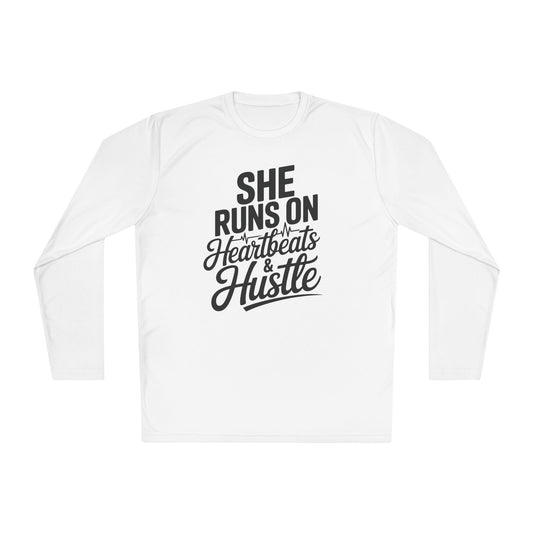 Heartbeats And Hustle Lightweight Long Sleeve Tee