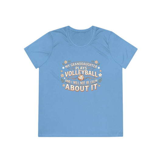 Granddaughter Plays Volleyball Ladies Competitor Tee