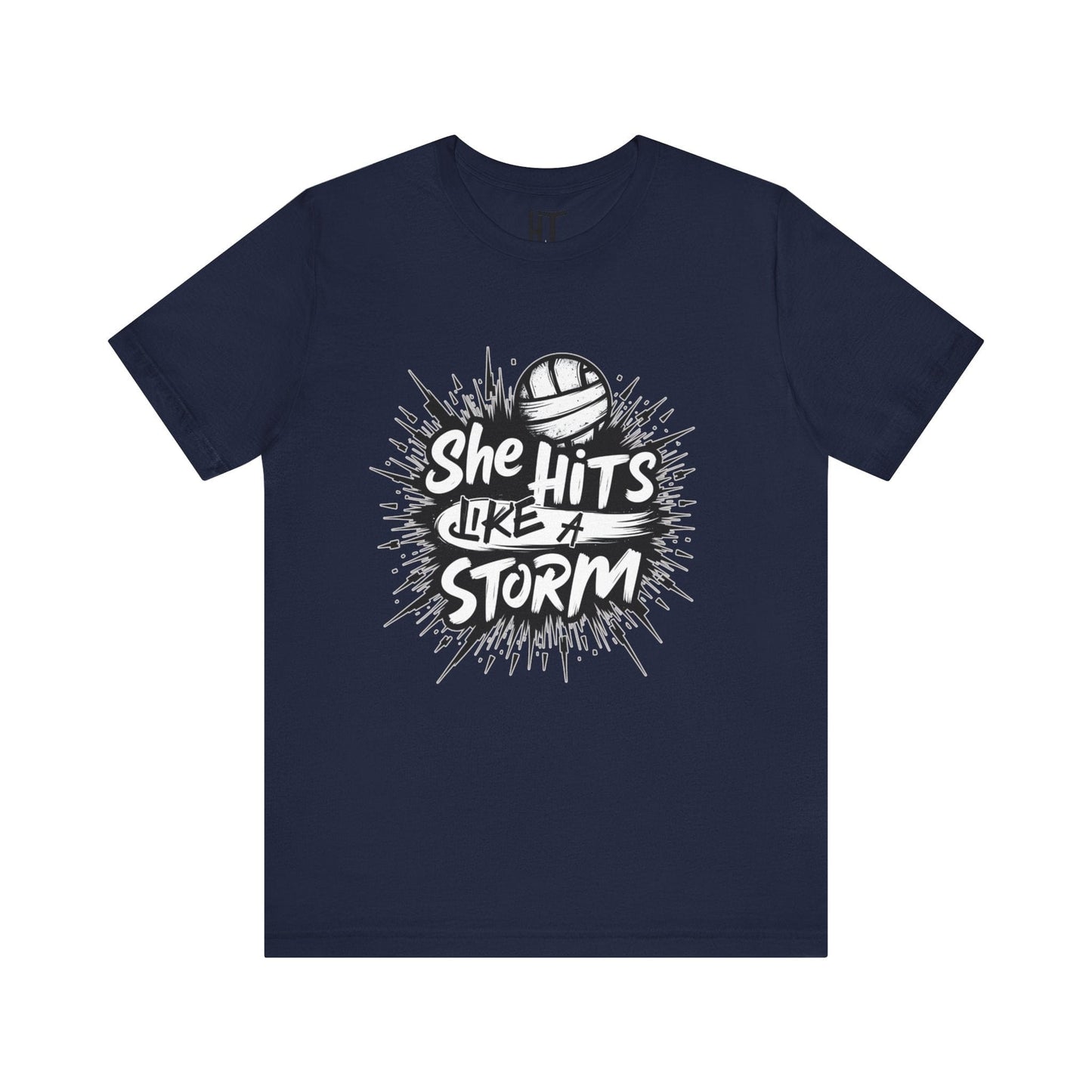 She Hits Like A Storm T-Shirt