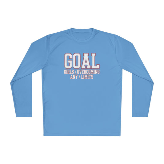 Goal: Girls Overcoming Any Limits Unisex Lightweight Long Sleeve Tee