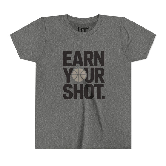 Earn Your Shot Youth Short Sleeve Tee