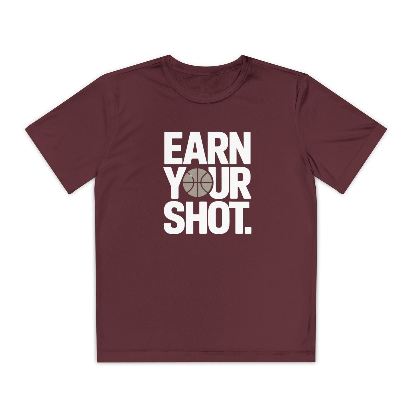 Earn Your Shot Youth Moisture Wicking Tee