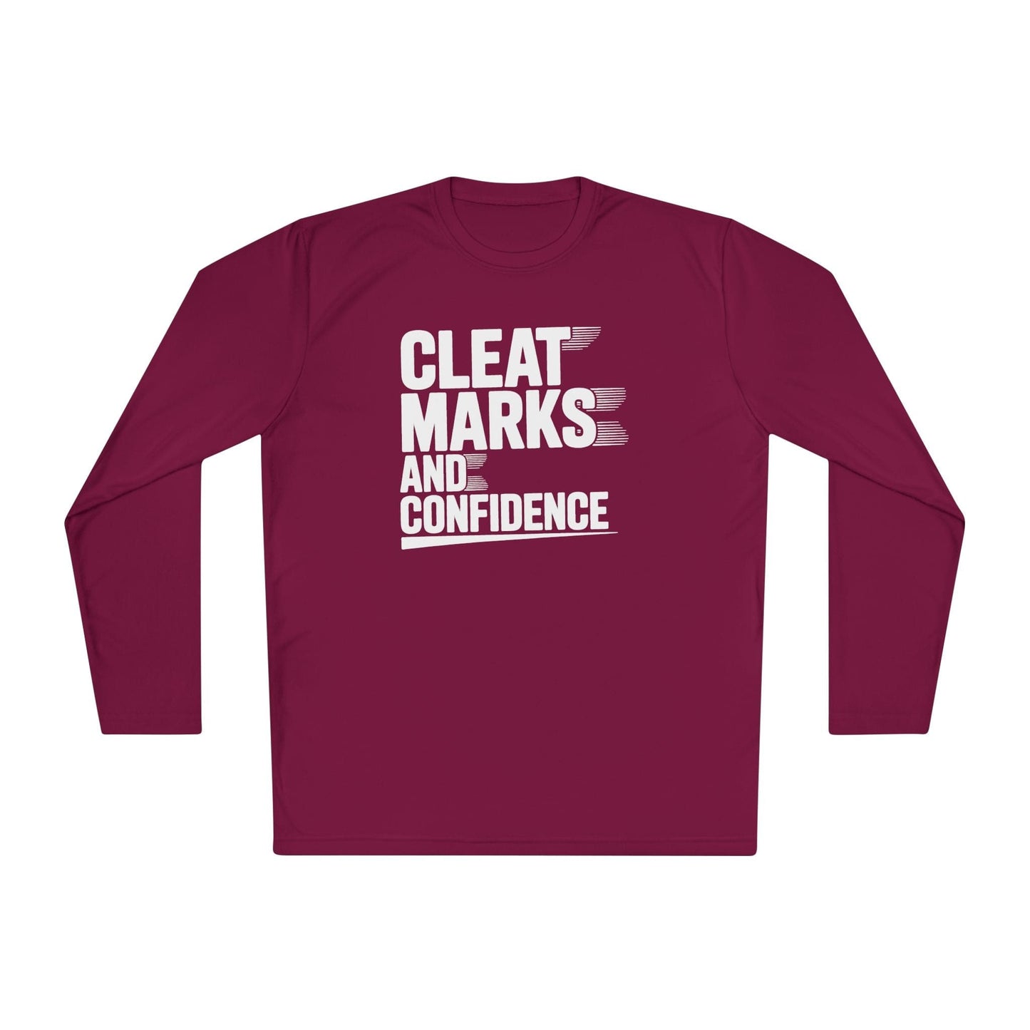 Cleat Marks And Confidence Unisex Lightweight Long Sleeve Tee