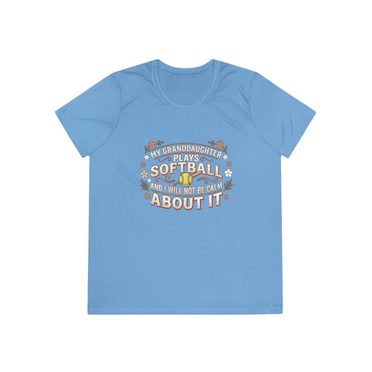 Granddaughter Plays Softball Ladies Competitor Tee