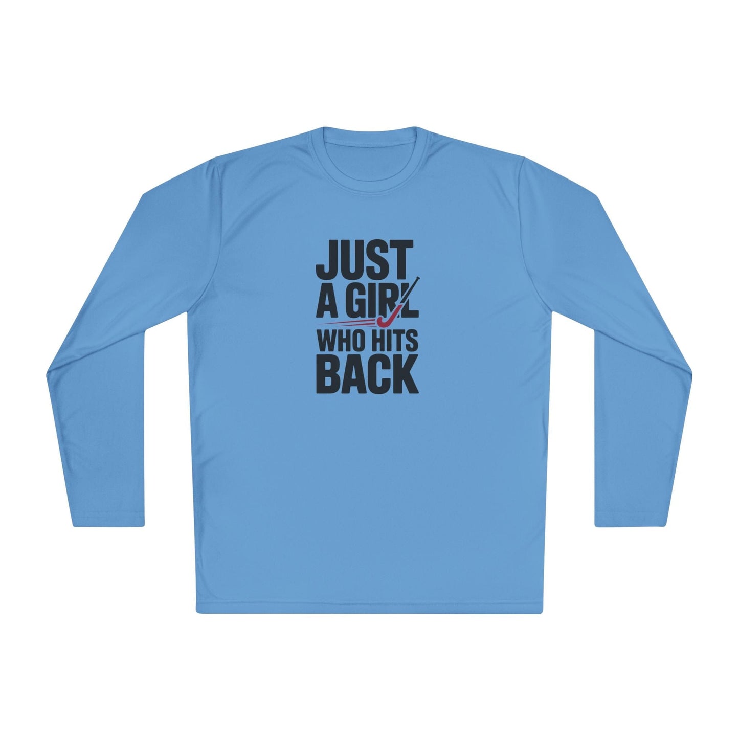 Just A Girl Who Hits Back Long Sleeve Tee