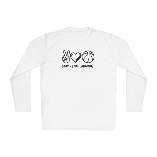 Peace • Love • Basketball Lightweight Long Sleeve Tee