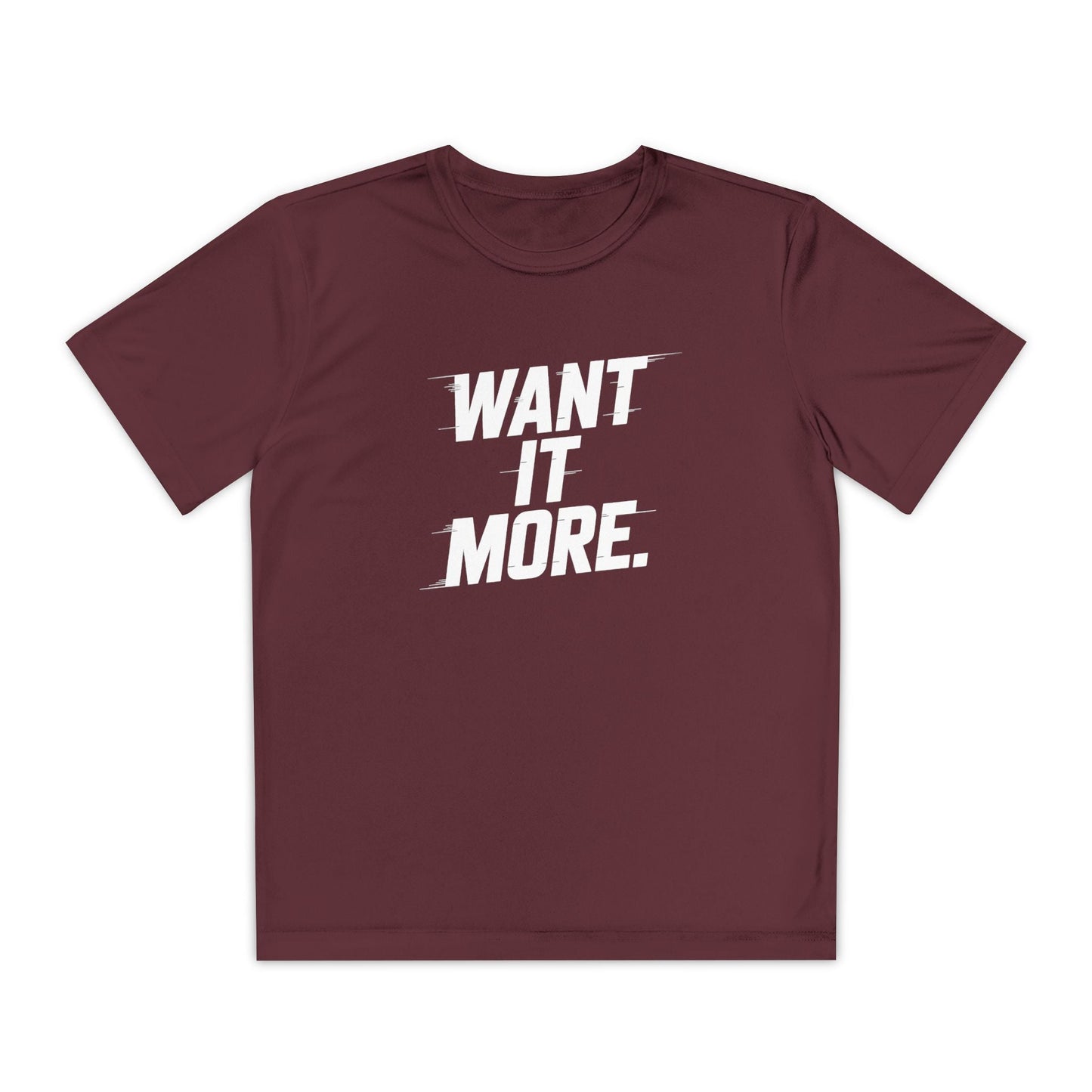 Want It More Youth Moisture Wicking Tee