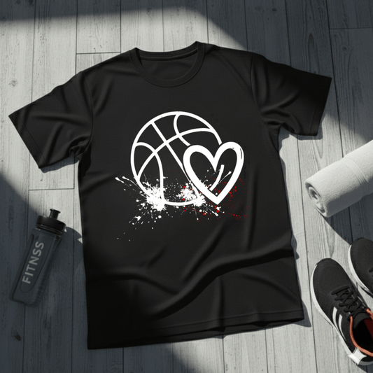 Basketball Is Her Heartbeat T-Shirt