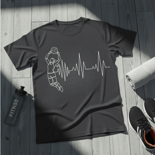Volleyball Heartbeat T-Shirt