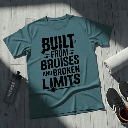 Built From Bruises And Broken Limits T-Shirt