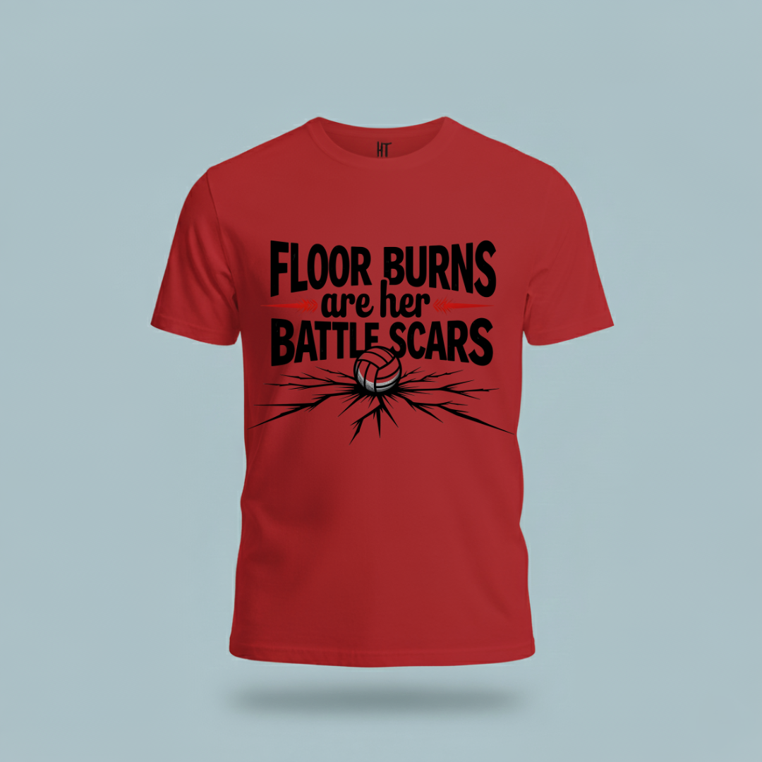 Floor Burns Are Her Battlescars T-Shirt