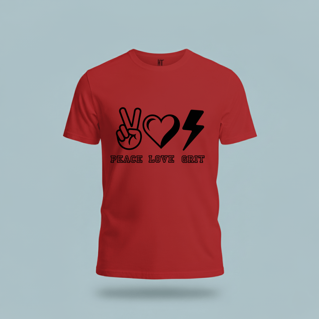 Peace, Love, Grit T-Shirt