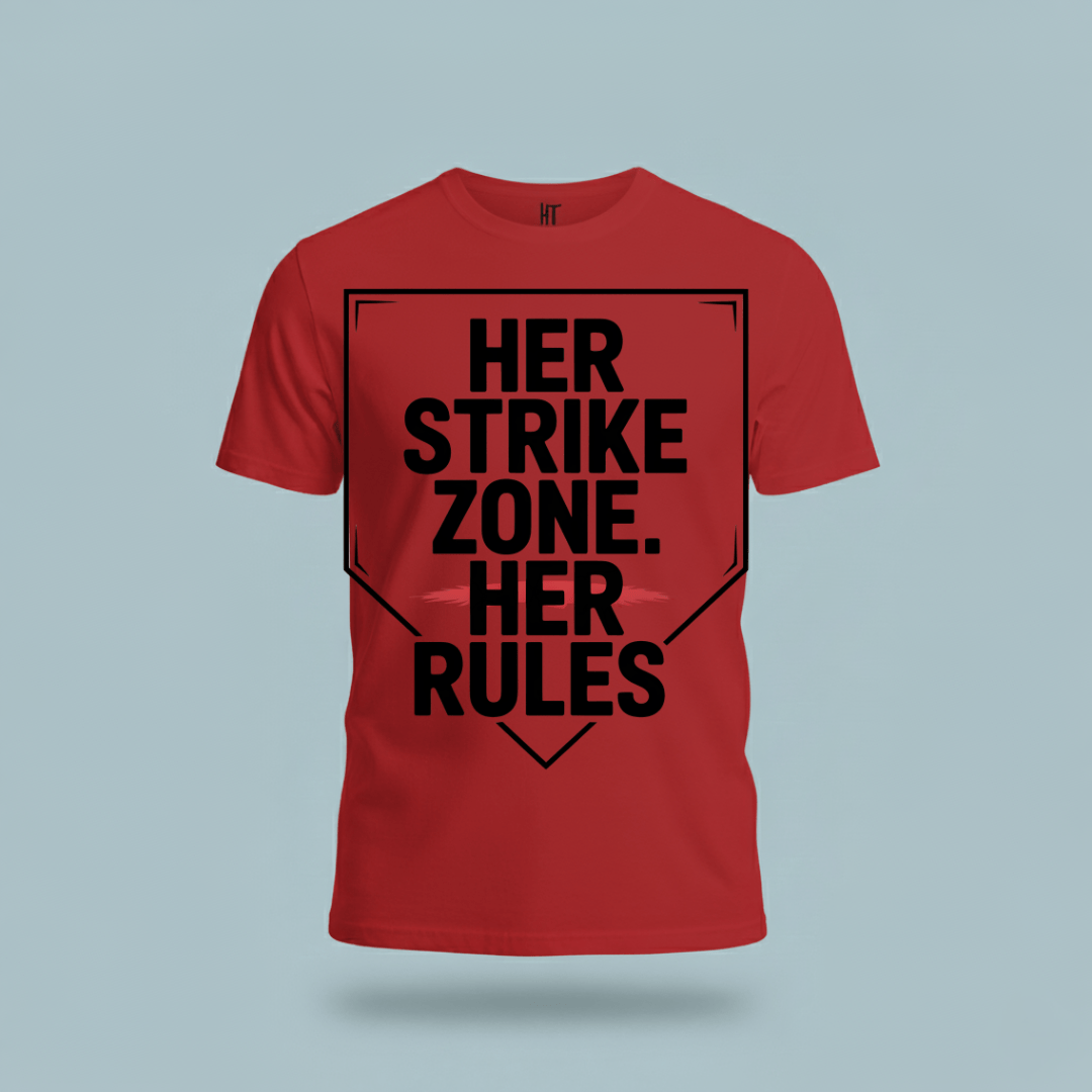 Her Strike Zone. Her Rules. T-Shirt