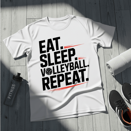 Eat.Sleep.Volleyball.Repeat T-Shirt