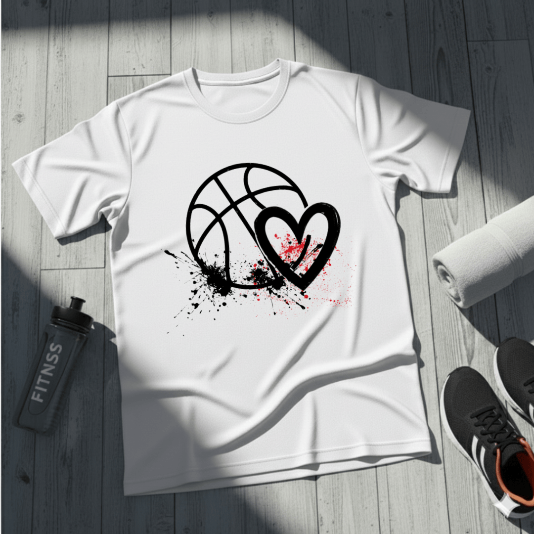 Basketball Is Her Heartbeat T-Shirt