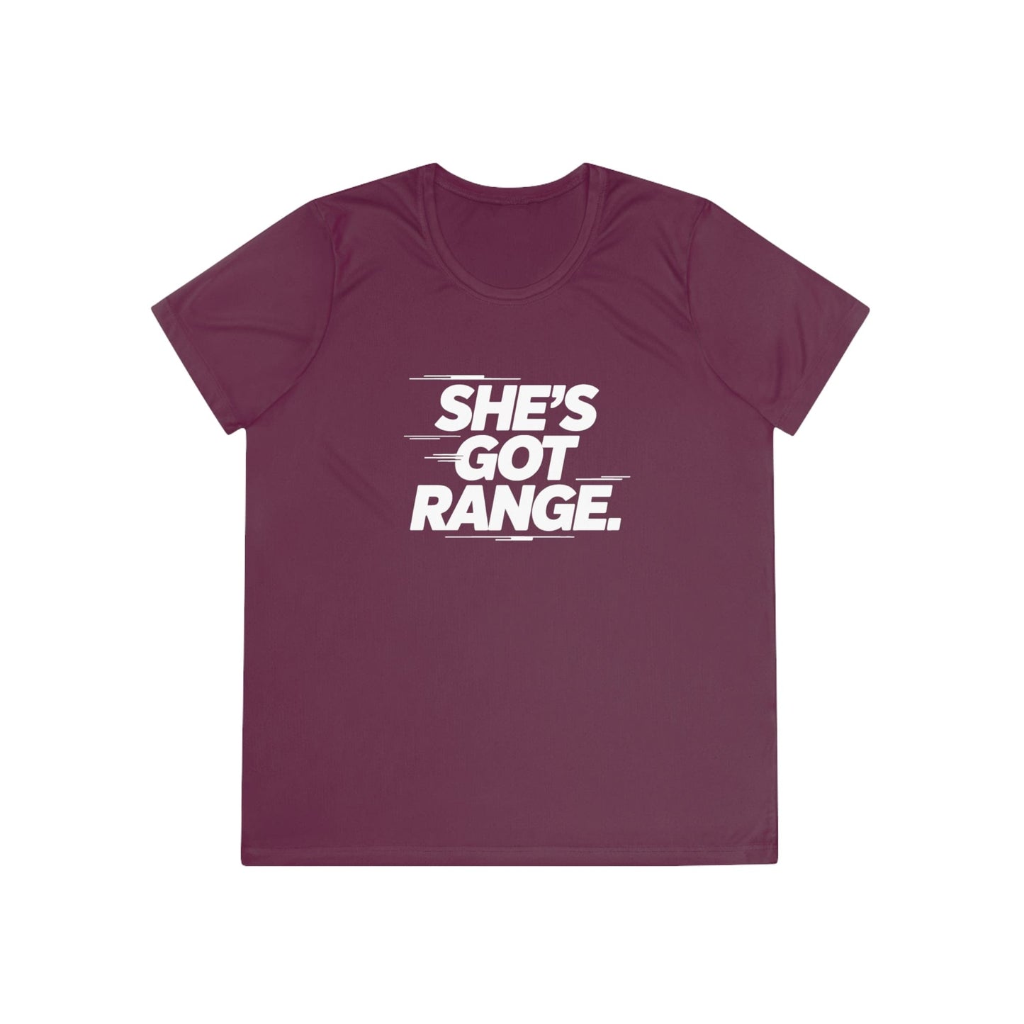 She's Got Range Ladies Moisture Wicking Tee