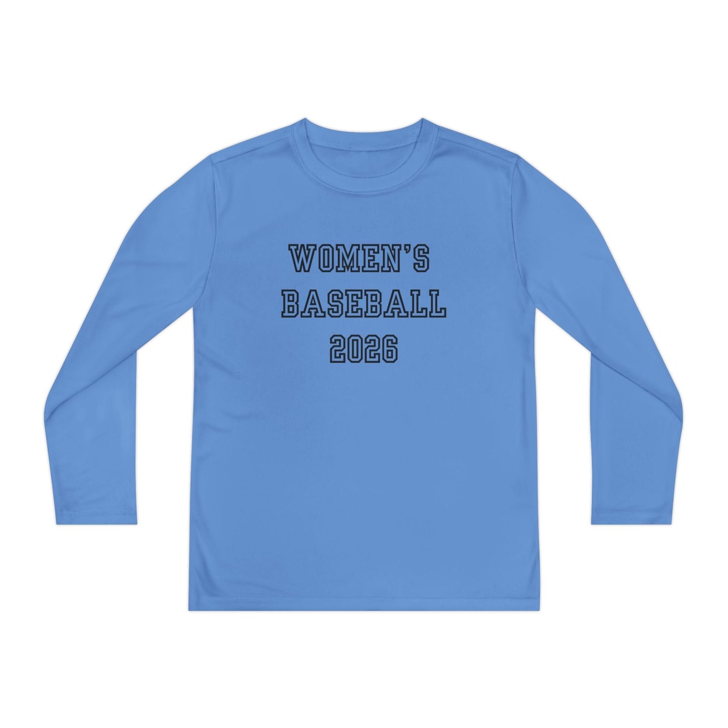 Women's Baseball 2026 Youth Long Sleeve Competitor Tee