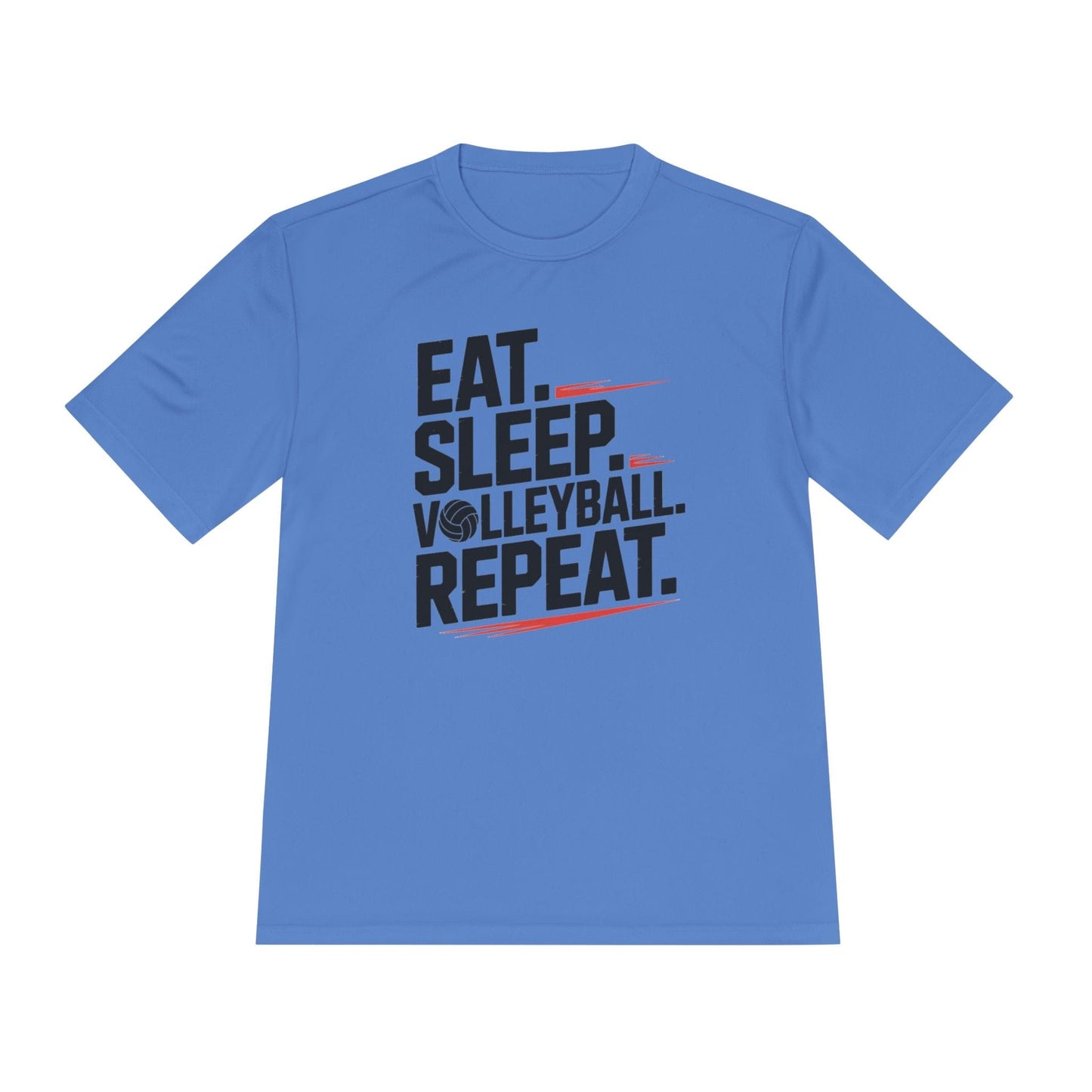 Eat.Sleep.Volleyball.Repeat Unisex Moisture Wicking Tee