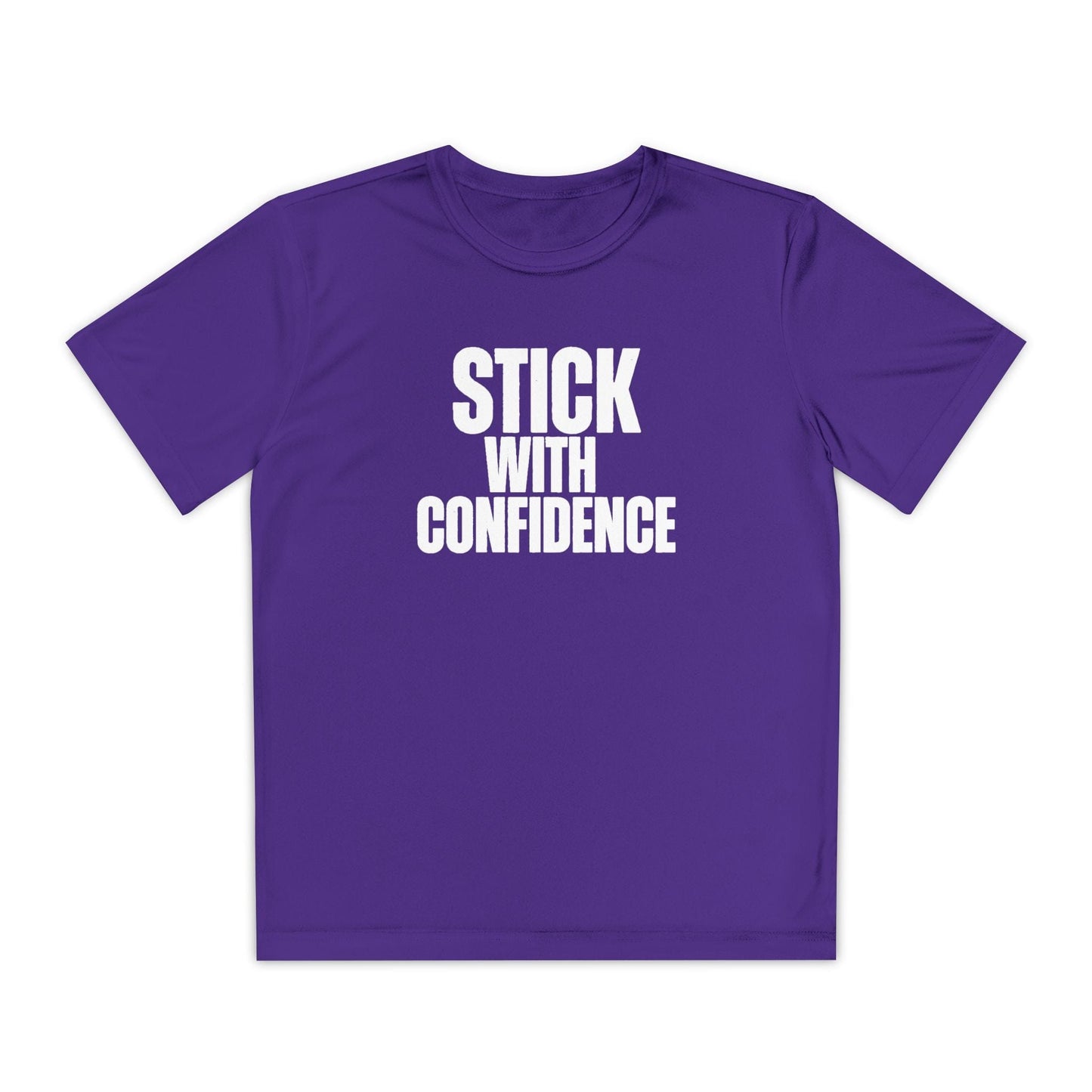 Stick With Confidence Youth Moisture Wicking Tee