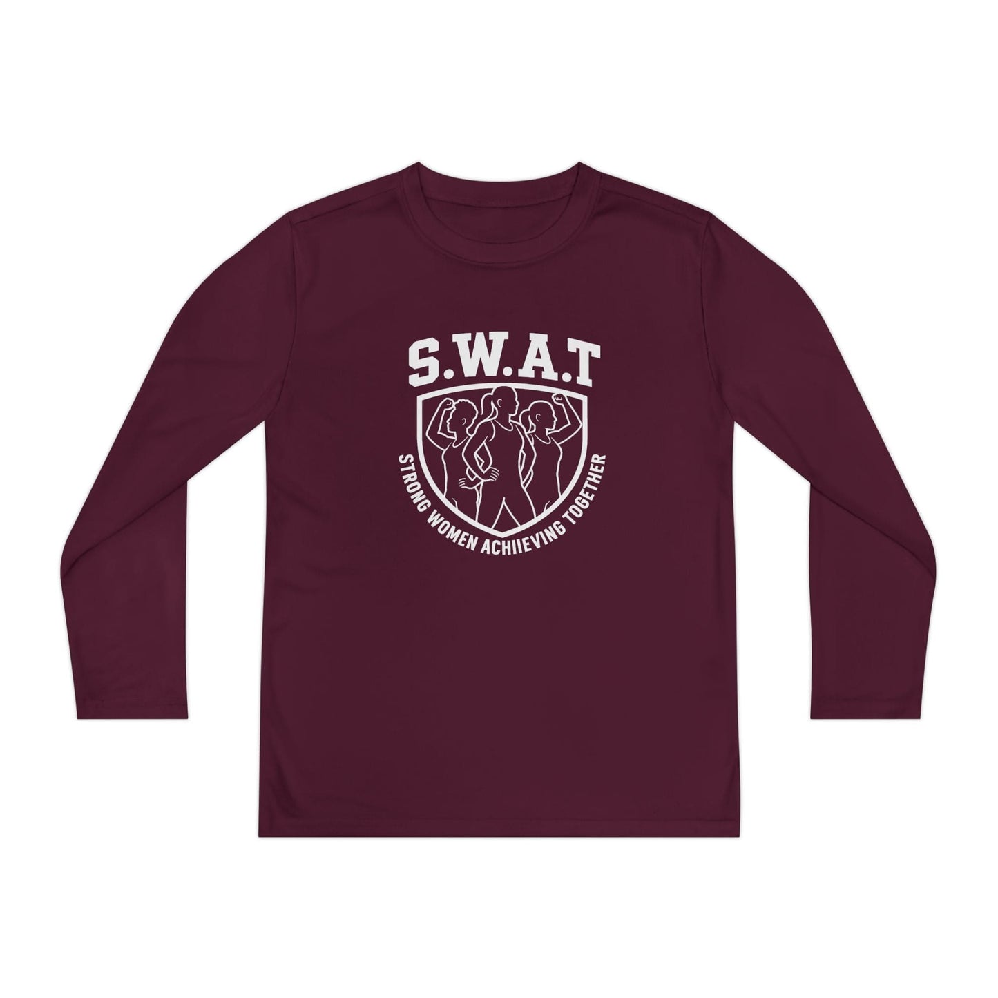 S.W.A.T – Strong Women Achieving Together Youth Long Sleeve Competitor Tee