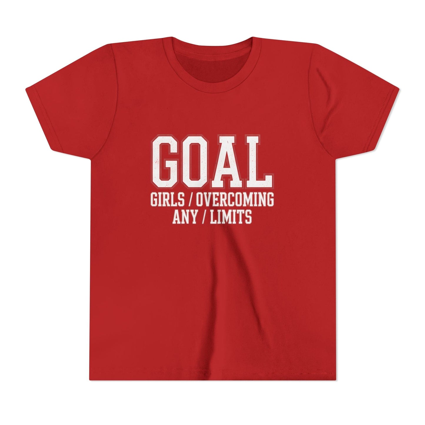 Goal: Girls Overcoming Any Limits Youth Short Sleeve Tee