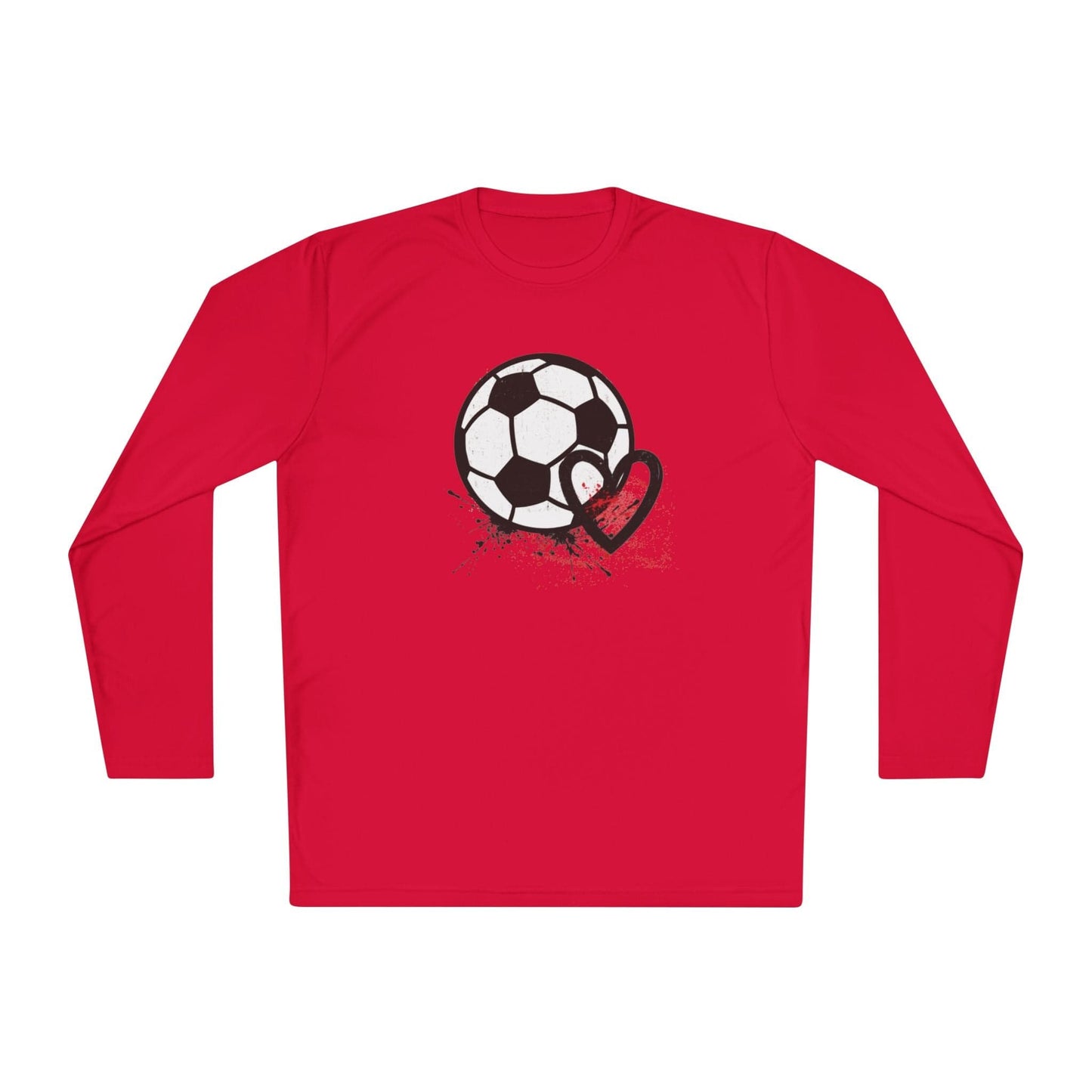 Soccer Is Her Heartbeat  Lightweight Long Sleeve Tee