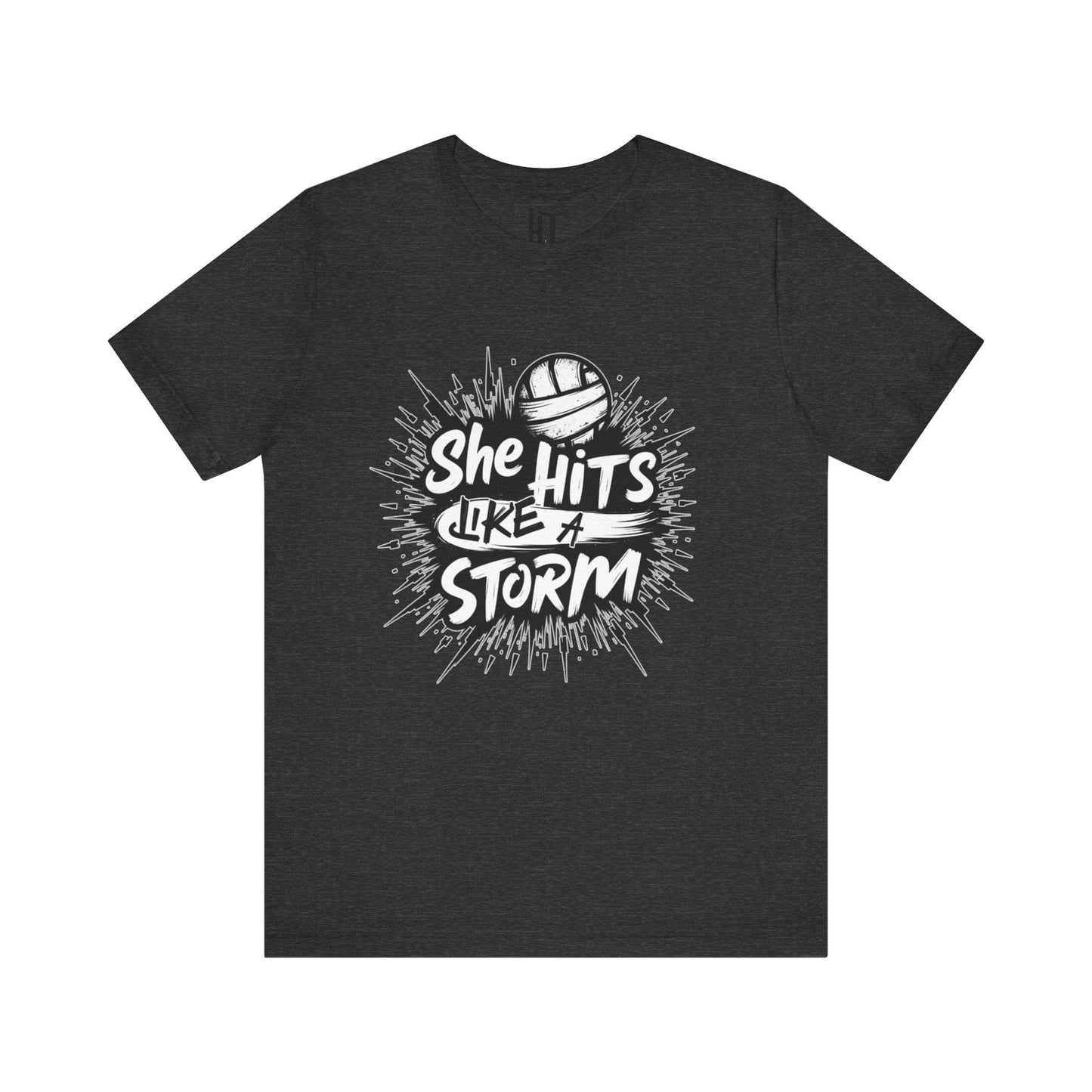 She Hits Like A Storm T-Shirt