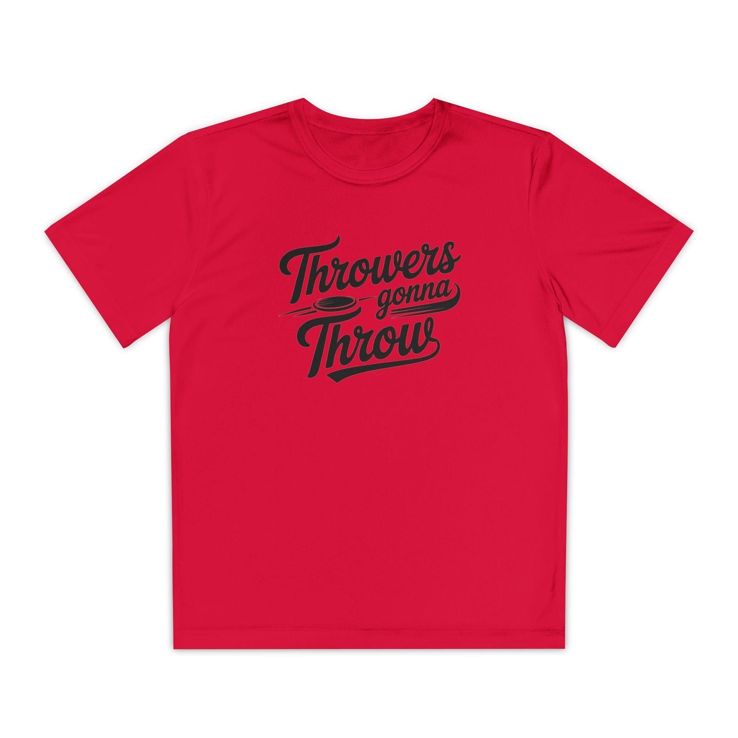 Throwers Gonna Throw Youth Moisture Wicking Tee