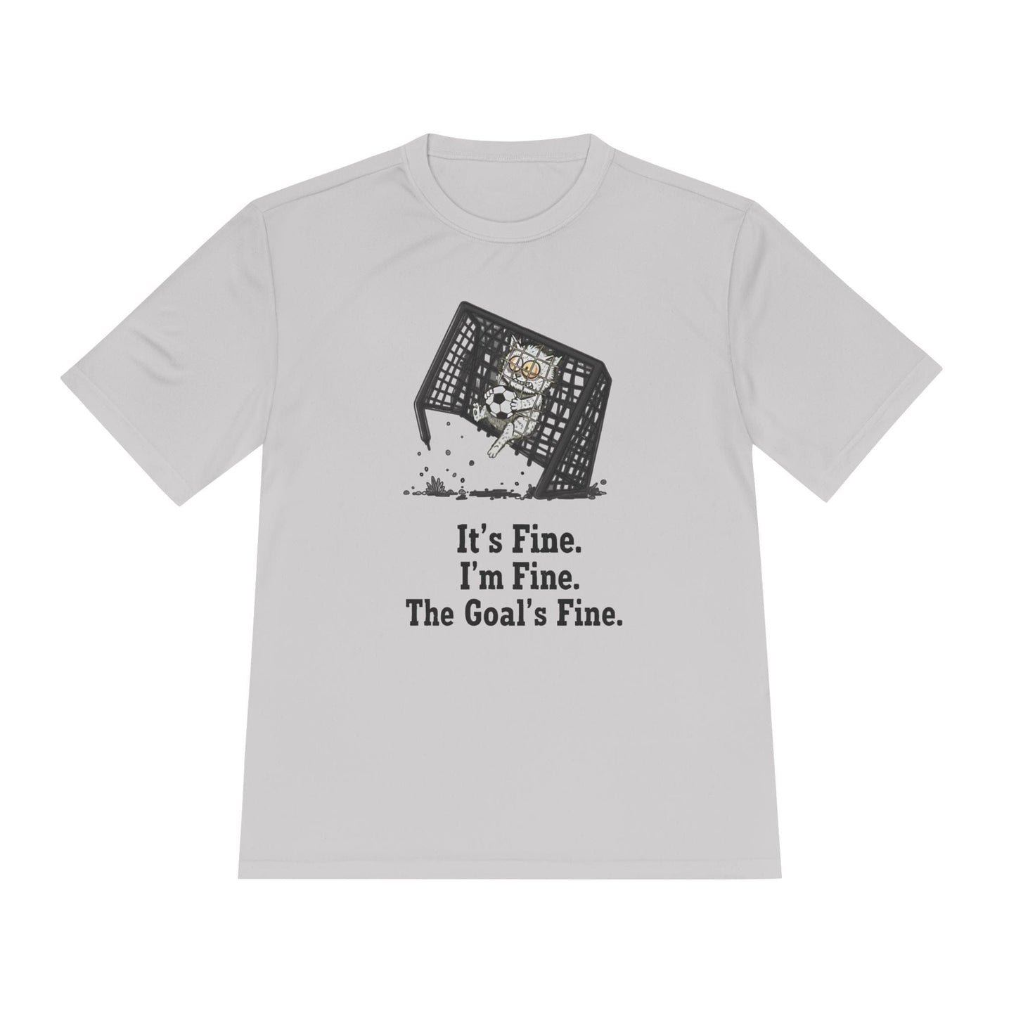 It's Fine, Soccer Unisex Moisture Wicking Tee