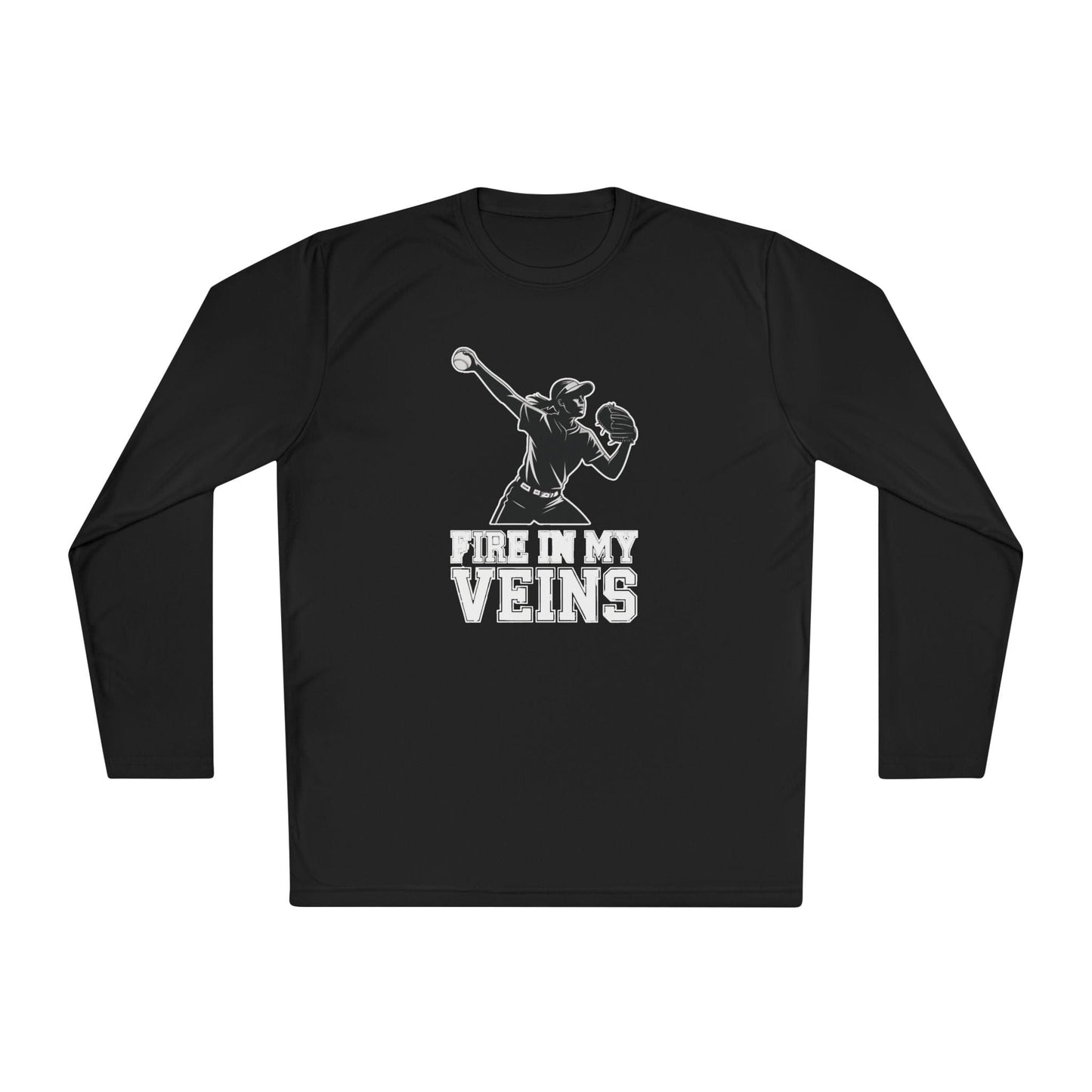Fire In My Veins Unisex Lightweight Long Sleeve Tee