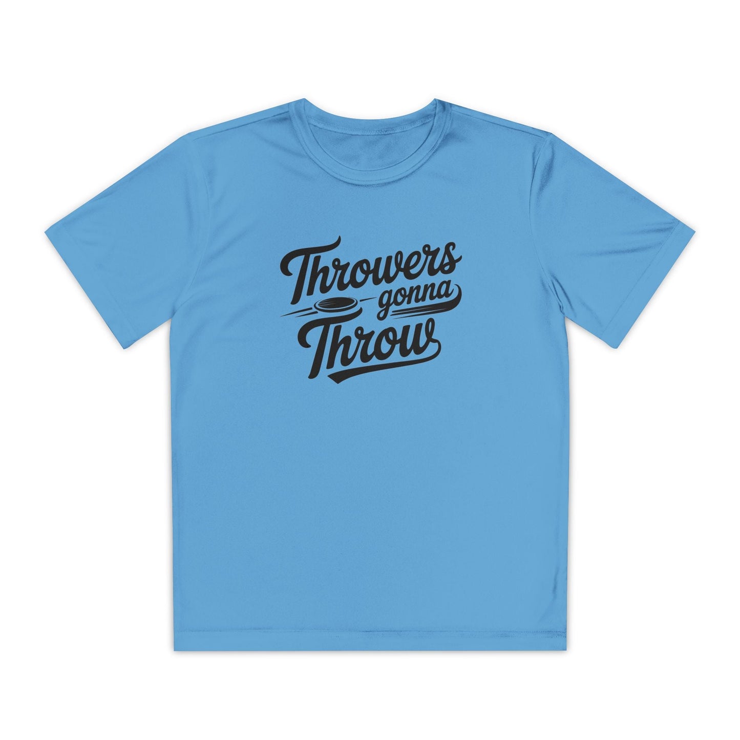 Throwers Gonna Throw Youth Moisture Wicking Tee