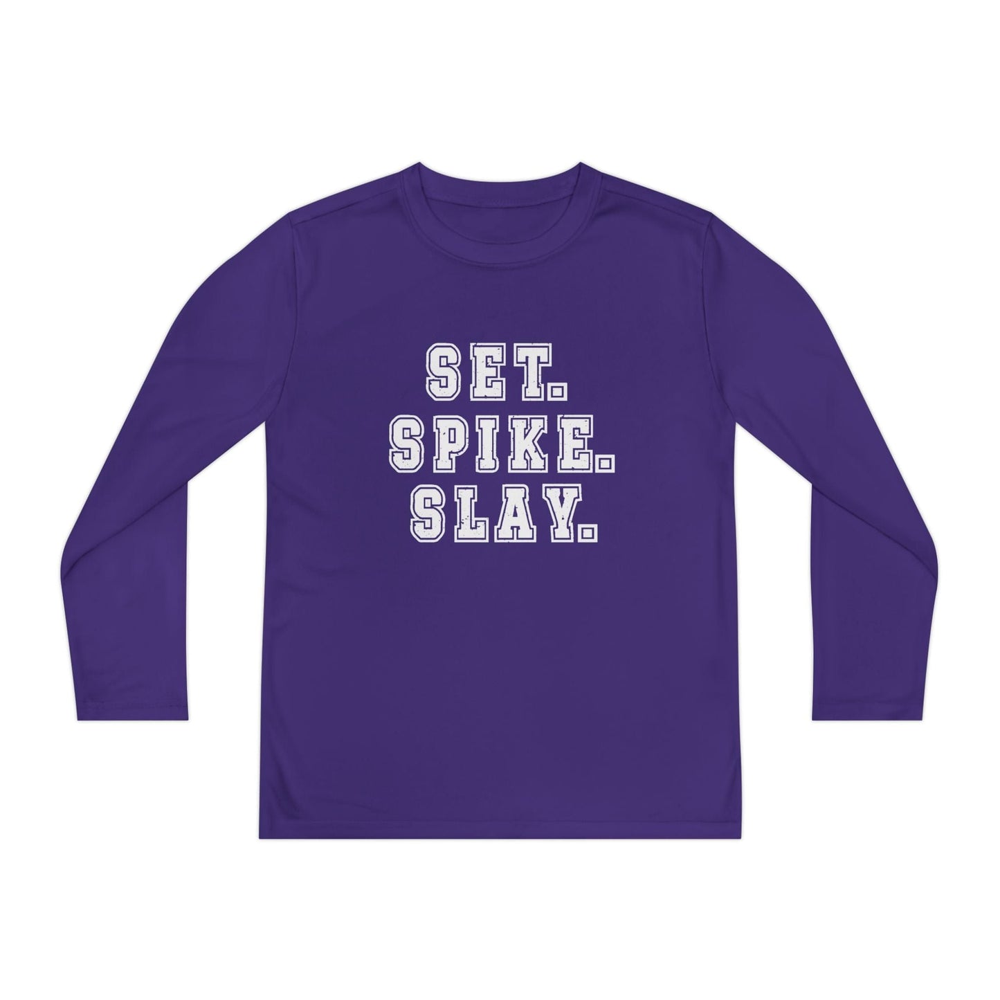 Set.Spike.Slay Youth Long Sleeve Competitor Tee