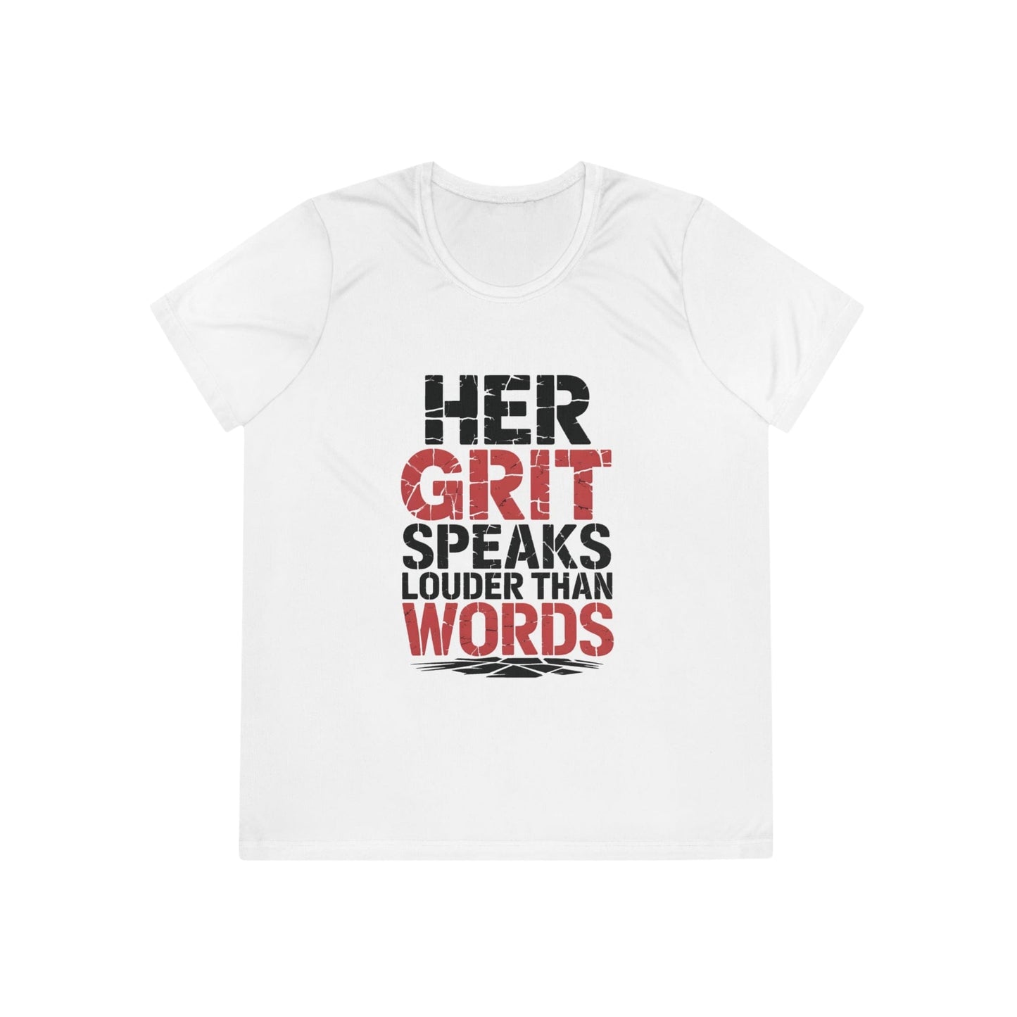 Grit Over Words  Ladies Competitor Tee