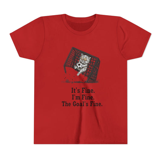 It's Fine, Soccer Youth Short Sleeve Tee