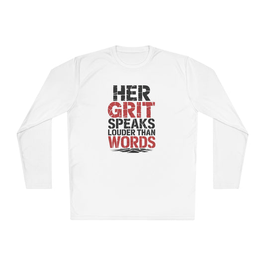 Grit Over Words Unisex Lightweight Long Sleeve Tee