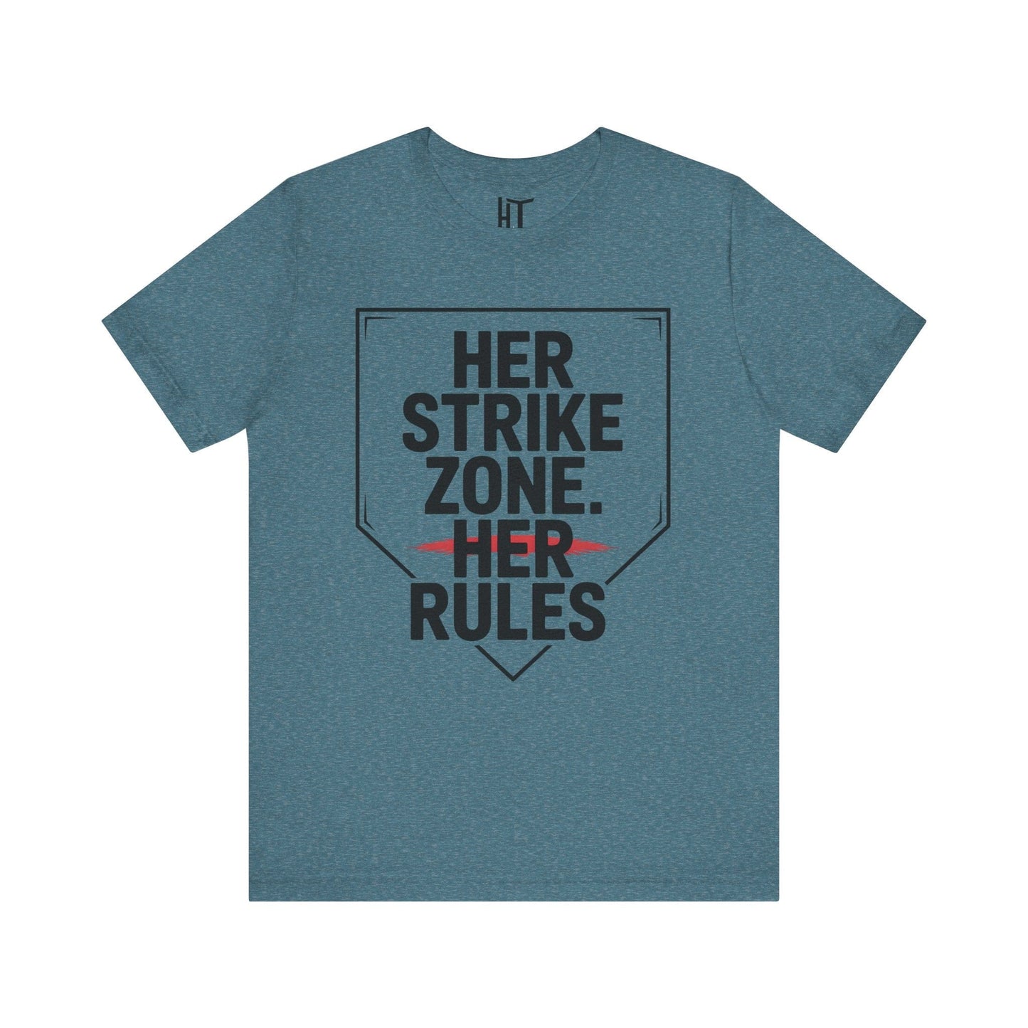 Her Strike Zone. Her Rules. T-Shirt