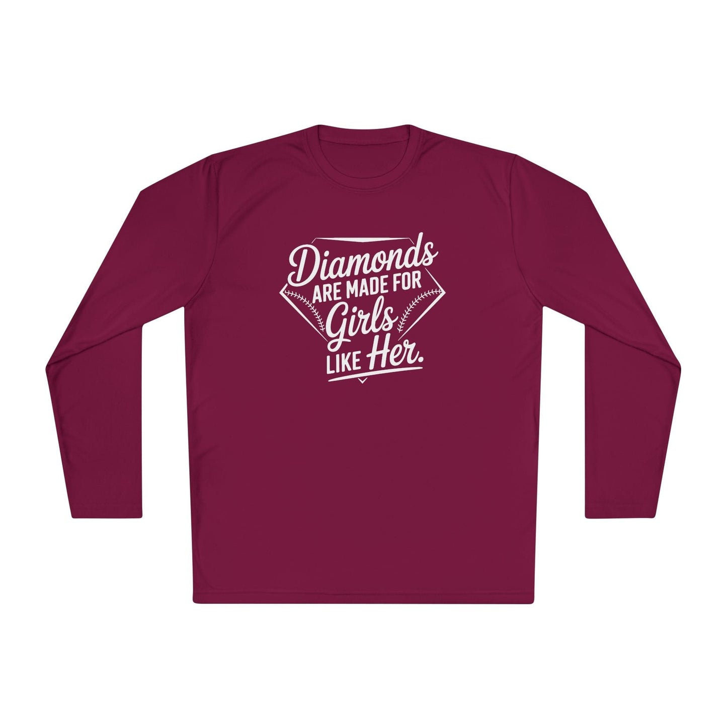 Diamonds Are Made for Girls Like Her Lightweight Long Sleeve Tee