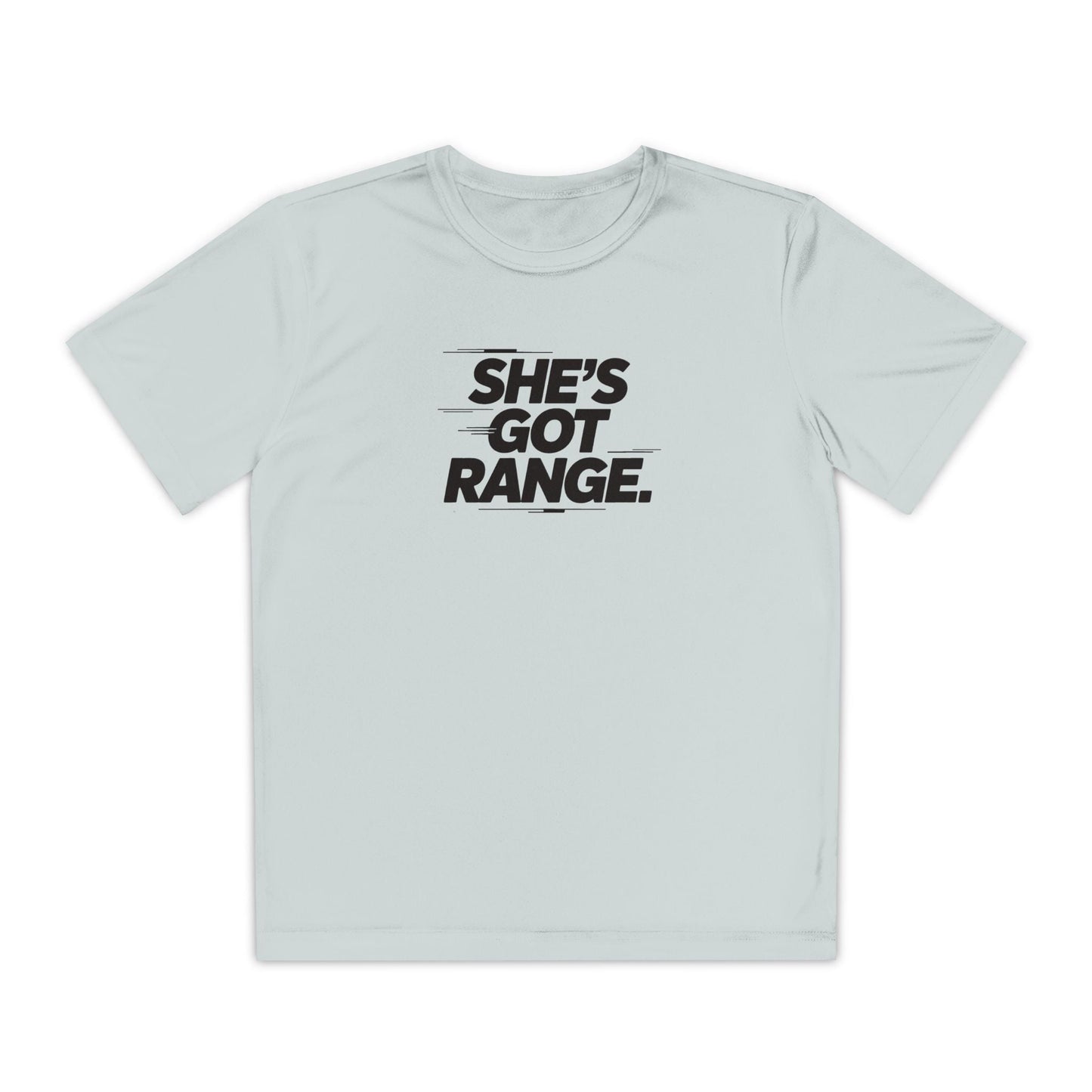 She's Got Range Youth Moisture Wicking Tee