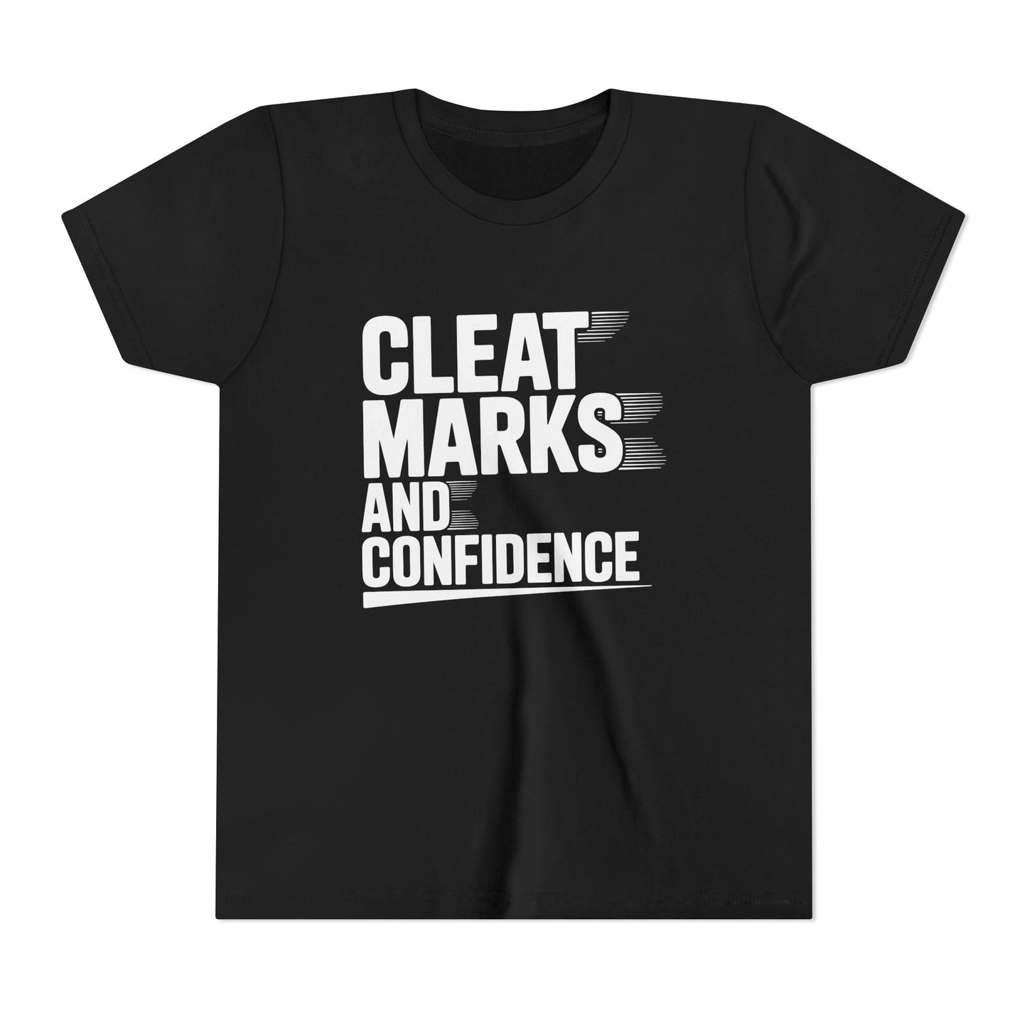 Cleat Marks And Confidence Youth Short Sleeve Tee