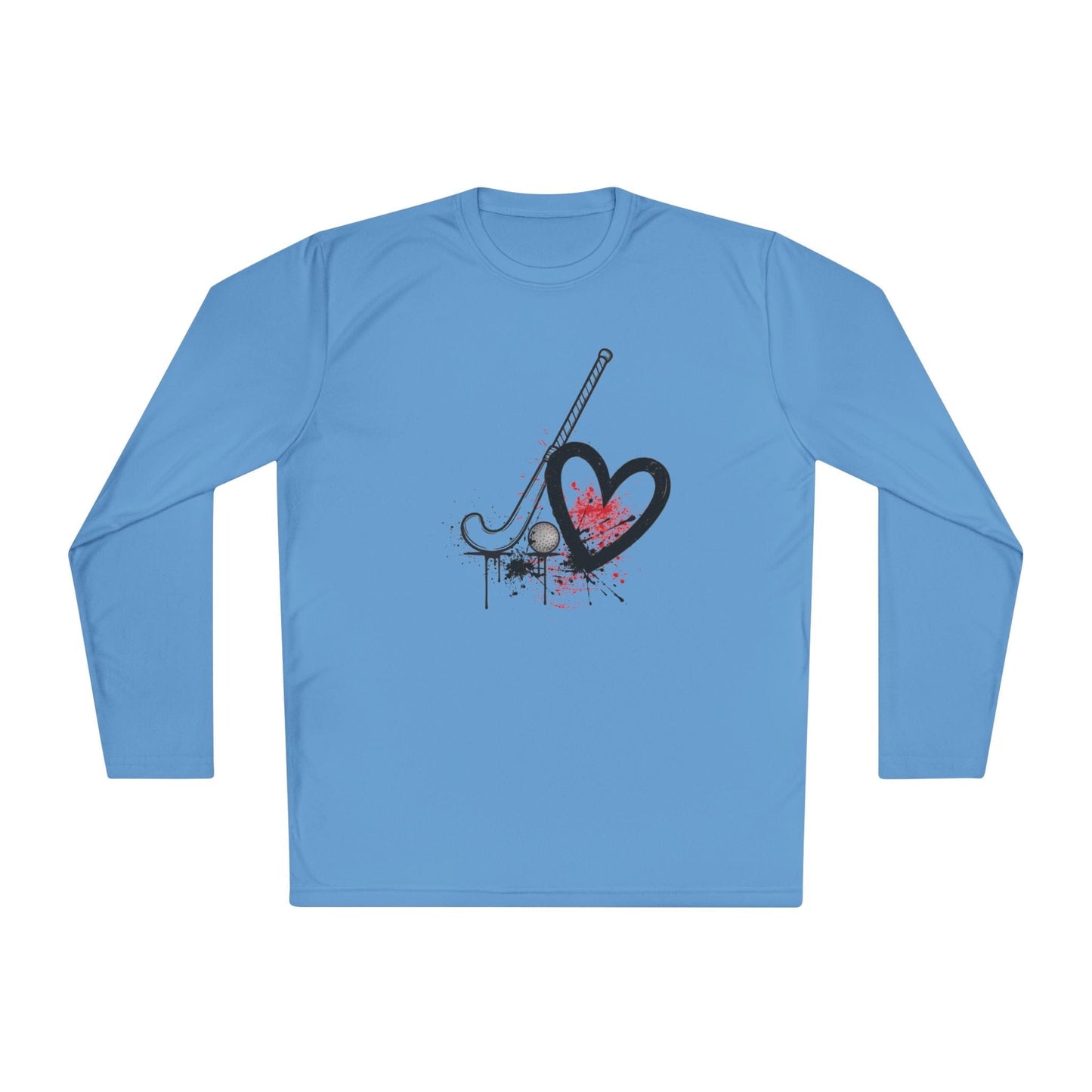 Field Hockey Is Her Heartbeat Lightweight Long Sleeve Tee